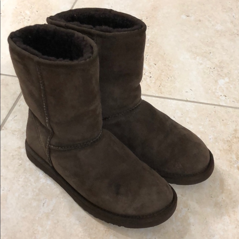 Short Chocolate Brown UGG Boots